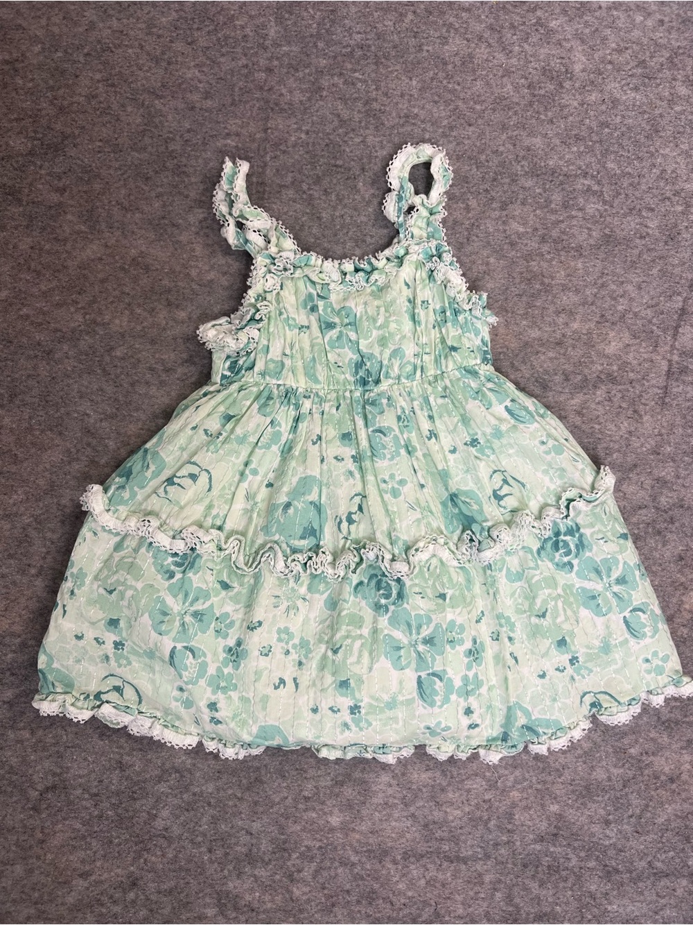 Etta Vee Toddler Girl 2T Floral Mint Green Summer Dress